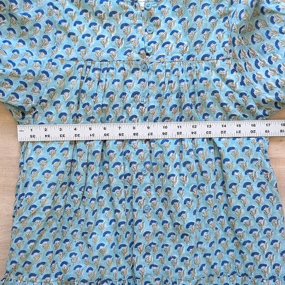 Emerson Fry India Collection Amelia Button Short Dress - Size XS/S - Picture 9 of 11